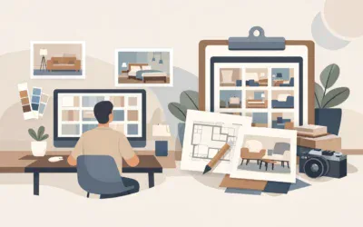 Portfolio interiérového designéra správně